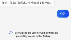 New bing出现Sorry, looks like your network settings are preventing access to this feature.的解决方法