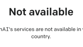 登陆ChatGPT出现not available in your country的解决方法